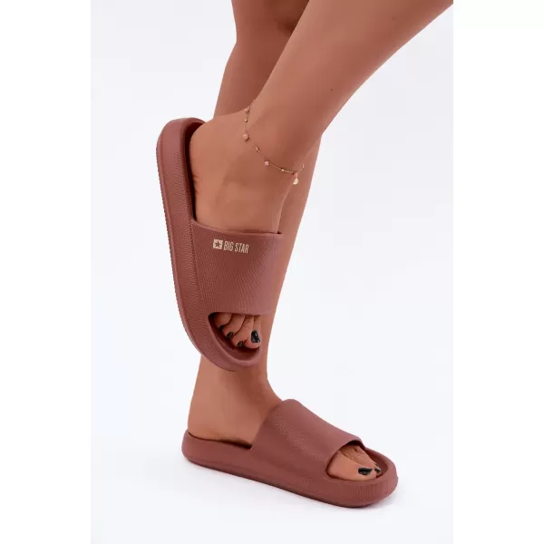  Дамски чехли BIG STAR SHOES UU274088 НЮАНСИ НА ЧЕРВЕНОТО 