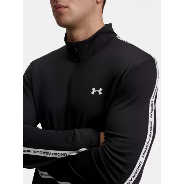  Мъжка тениска UNDER ARMOUR UA TECH TAPING 1/2 ZIP 6012357-001 ЧЕРЕН 