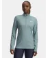Дамска тениска UNDER ARMOUR TECH RIB 1/2 ZIP 1389857-323 ЗЕЛЕНО
