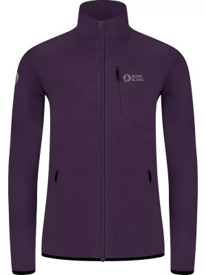 Лек дамски суичър от полар NORDBLANC MAPLE NBSFL8374 ТЪМНО ЛИЛАВО