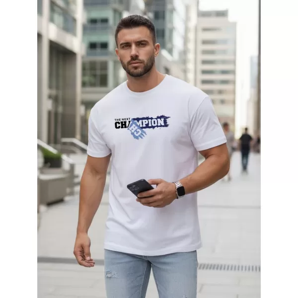  Мъжка тениска DSTREET NX5017R БЯЛО 