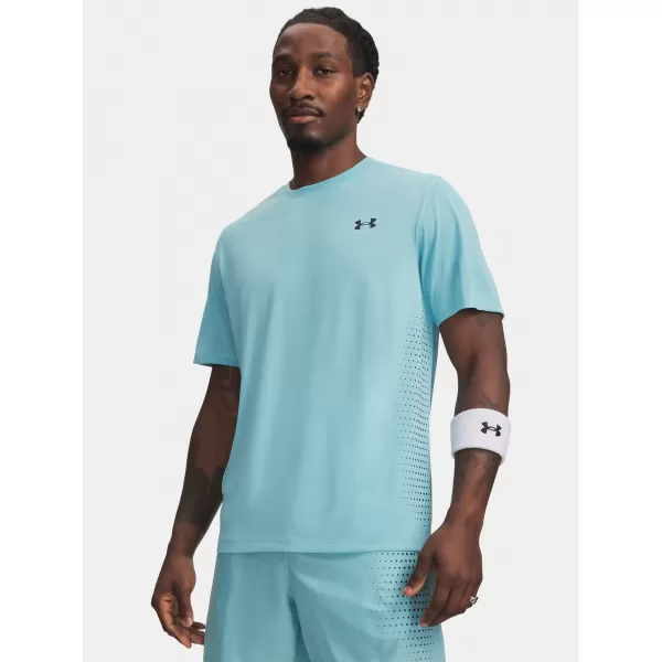  Мъжка тениска UNDER ARMOUR UA TECH PLAY SHORT SLEEVE 6009833-425 СИНЬО 