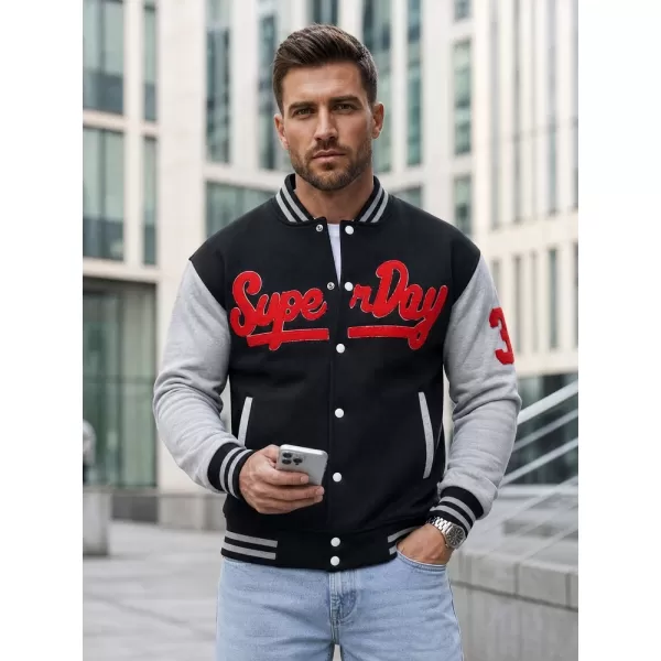 Мъжки суичър DSTREET BX5444 ЧЕРЕН 