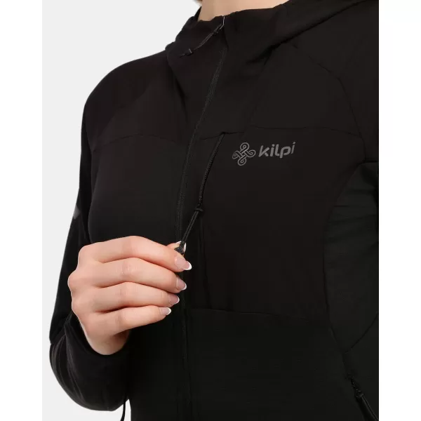  Дамски поларен суичър KILPI MEMPHIS-W 1L0201KI ЧЕРЕН 
