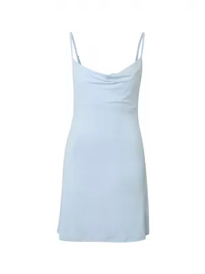 Рокля URBAN CLASSICS TB8182 ЗАМРЪЗВА СИНЬО