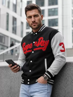 Мъжки суичър DSTREET BX5444 ЧЕРЕН