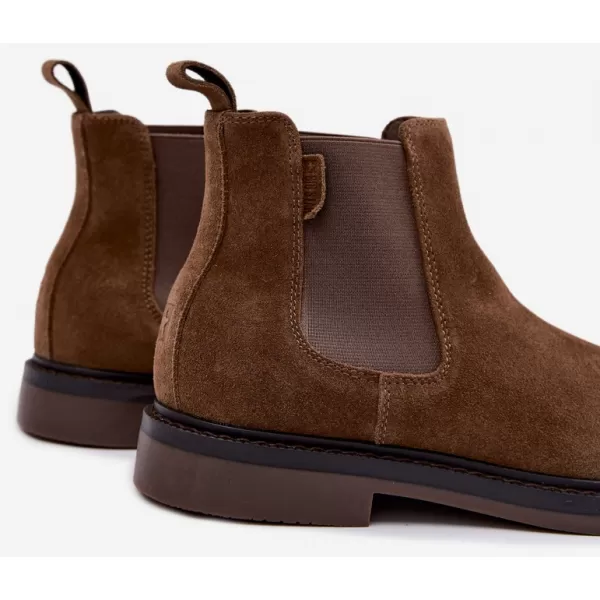  Мъжки обувки BIG STAR SHOES UU174277 КАФЯВИ/БЕЖОВИ СЕНКИ 