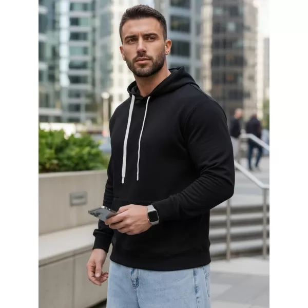  Мъжки суичър DSTREET BX5952 ЧЕРЕН 