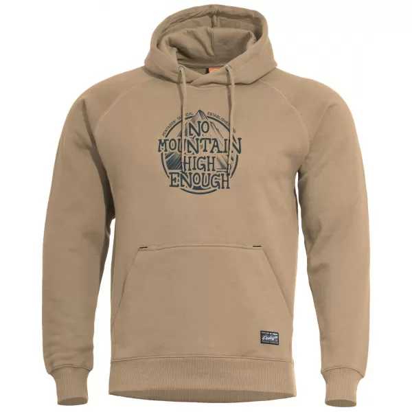  Мъжки суичър PENTAGON PHAETON HOOD SWEATER NO MOUNTAIN K09021-NM ТЕН КАФЯВО 
