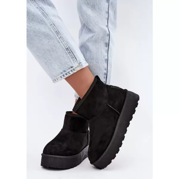  Дамски снежни човеци BIG STAR SHOES UU274222 ЧЕРЕН 