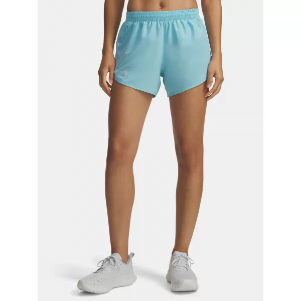 Дамски шорти UNDER ARMOUR UA FLY BY 3 SHORTS 1382438-425 СИНЬО 