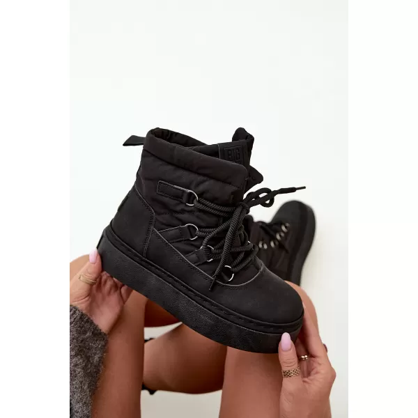  Дамски снежни човеци BIG STAR SHOES UU274189 ЧЕРЕН 