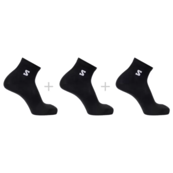  Чорапи SALOMON EVERYDAY LITE QUARTER 3-PACK LC2911700 ЧЕРЕН 