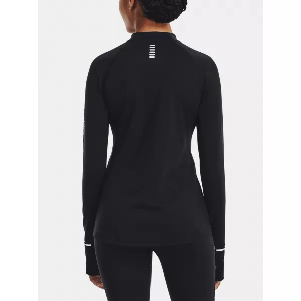  Дамска тениска UNDER ARMOUR UA OUTRUN THE COLD LS 1373208-001 ЧЕРЕН 