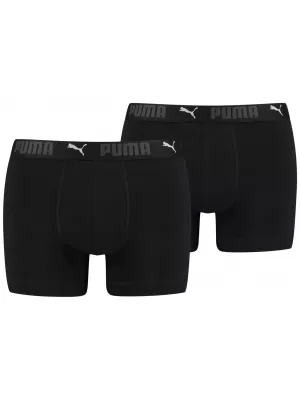Мъжки боксерки PUMA SPORT COTTON BOXER 2P 93552101 ЧЕРЕН
