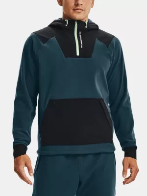Мъжки суичър UNDER ARMOUR UA RUSH FLEECE HOODIE 1366177-413 СИНЬО