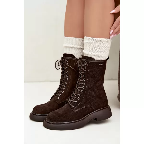  Дамски обувки BIG STAR SHOES UU274612 КАФЯВО/БЕЖОВО 