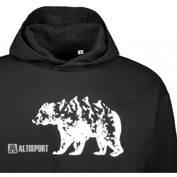  Мъжки суичър ALTISPORT ALM193422 ЧЕРЕН 