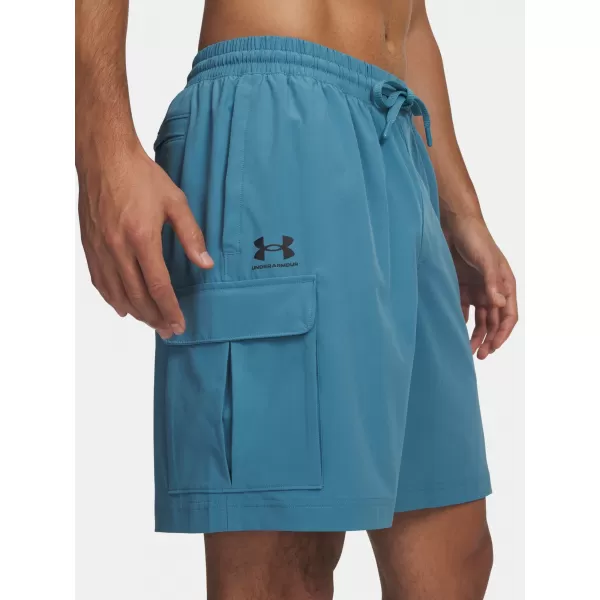  Мъжки шорти UNDER ARMOUR VIBE WOVEN CARGO SHORT 1386560-466 СИНЬО 