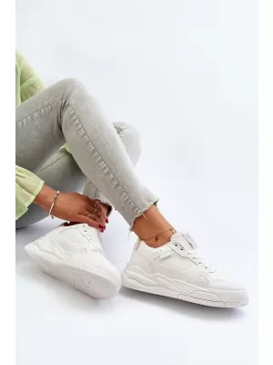 Дамски кецове BIG STAR SHOES NN274667 БЯЛО