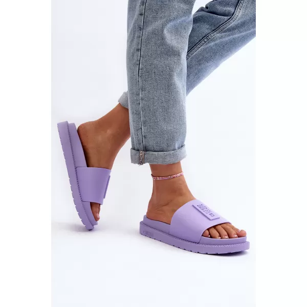  Дамски чехли BIG STAR SHOES LL274426 ВИОЛЕТОВО 