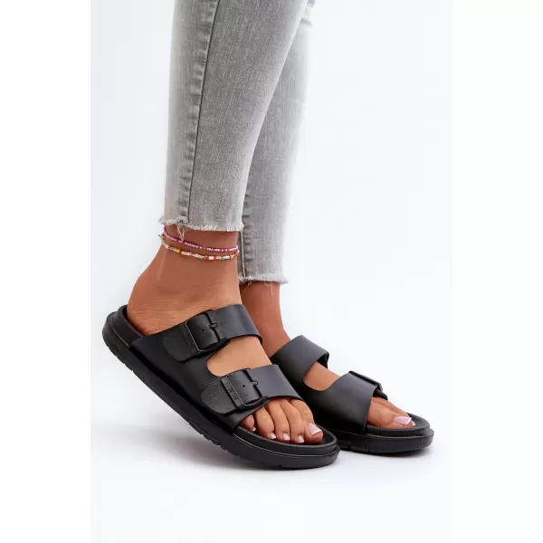  Дамски чехли BIG STAR SHOES NN274A750 ЧЕРЕН 