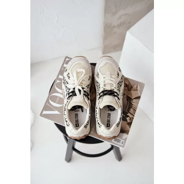  Дамски кецове BIG STAR SHOES TT274548 БЯЛО 