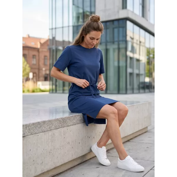  Рокля MALFINI MUSE 816 СРЕДНОЩНО СИНЬО 
