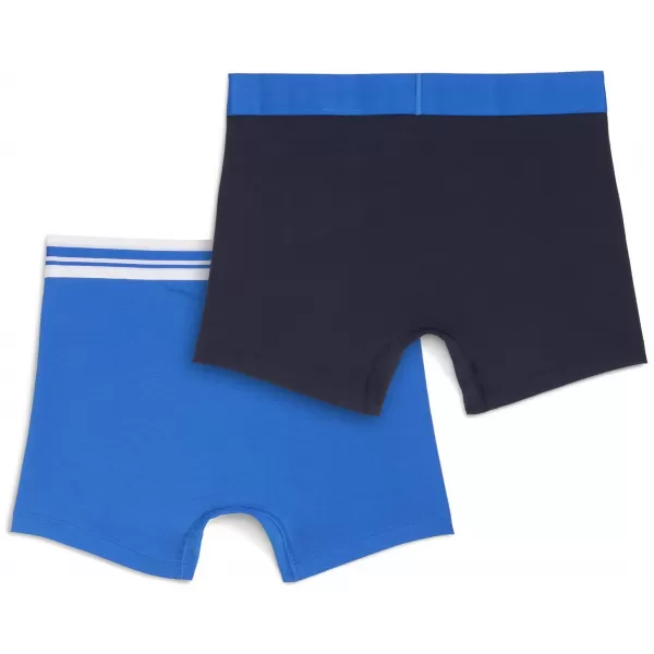  Мъжки боксерки PUMA MEN EVERYDAY PLACED LOGO BOXER 2P 93847603 СИНЬО КОМБО 