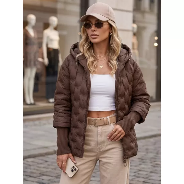 Дамско яке DSTREET TY5870 КАФЯВО 