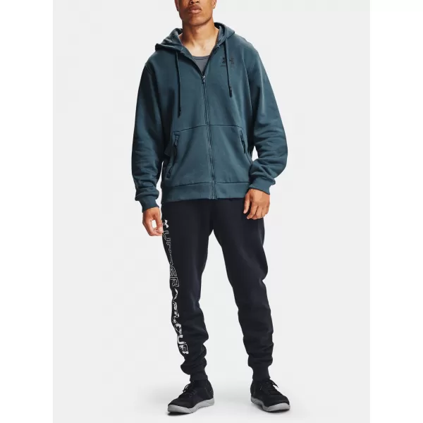  Мъжки суичър UNDER ARMOUR RIVAL FLEECE AMP FZ HD 1357113-467 СИНЬО 