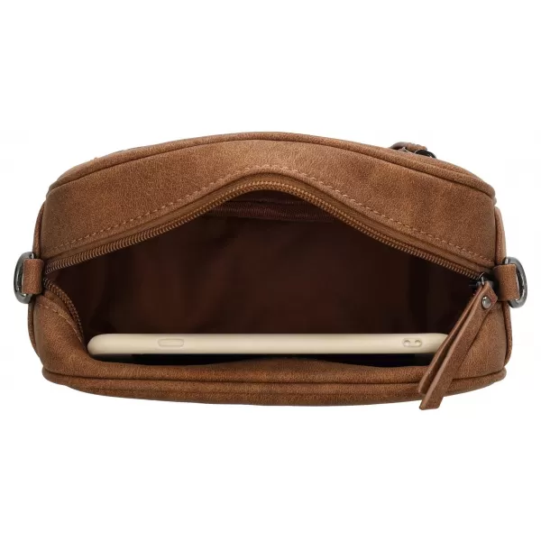  Дамска чанта BEAGLES Malaga W00613 Brown КАФЯВО 