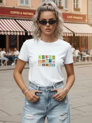 Дамска тениска DSTREET NX8022RY-WH БЯЛО