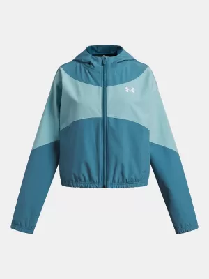 Яке за момиче UNDER ARMOUR UA RIVAL WOVEN HD JACKET 6004181-466 СИНЬО