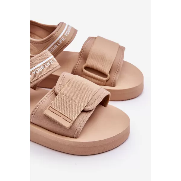  Дамски сандали BIG STAR SHOES LL274787 БЕЖОВО 