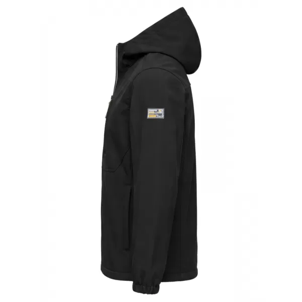  Мъжко софтшел яке OMBRE C581 ЧЕРЕН 