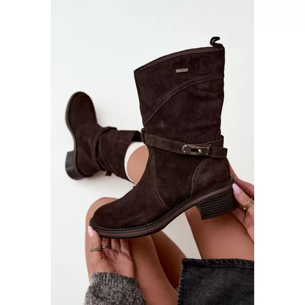  Дамски обувки BIG STAR SHOES UU274609 КАФЯВО/БЕЖОВО 