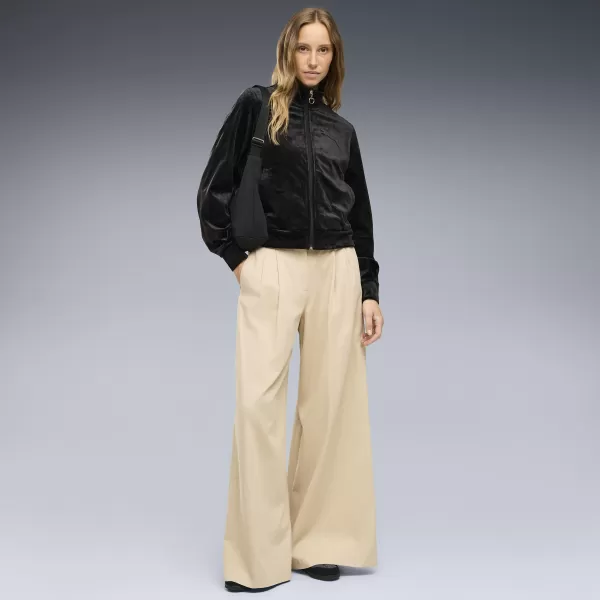  Дамско яке PUMA ESS ELEVATED VELOUR TRACKJACKET 69402101 ПУМА ЧЕРНА 