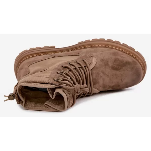  Мъжки боти до глезена BIG STAR SHOES UU174253 БЕЖОВО 