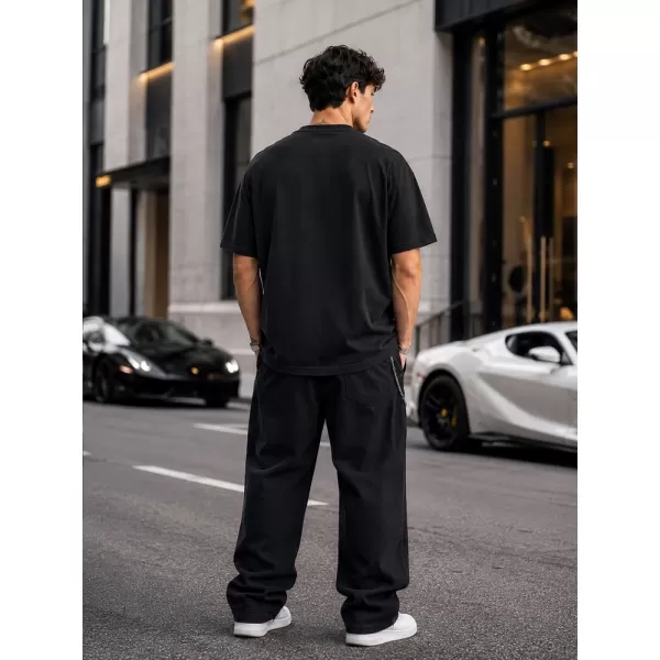  Мъжка тениска DSTREET RX5682 ЧЕРЕН 