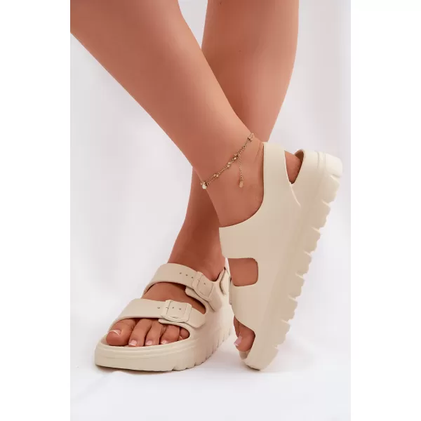  Дамски сандали BIG STAR SHOES TT274A032 БЕЖОВО 