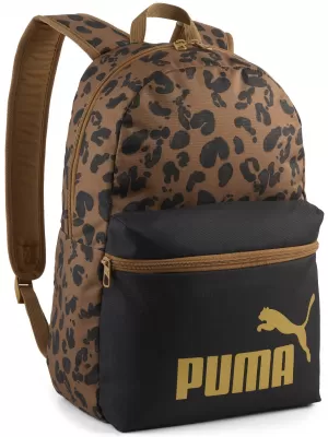 Раница PUMA PHASE AOP BACKPACK 09116916 PUMA BLACK/KONA BROWN/LEOPARD AOP