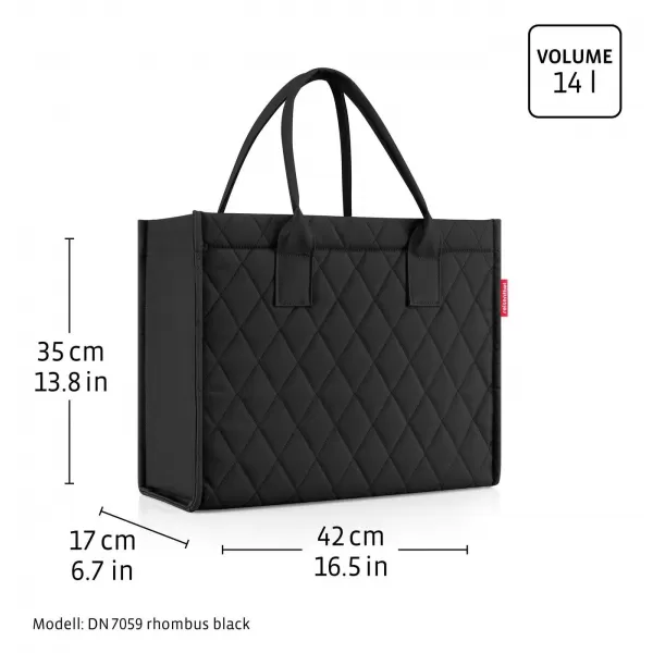  Чанта REISENTHEL DAILY SHOPPER ЧЕРЕН РОМБ 
