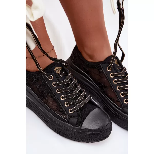  Дамски кецове LEE COOPER LCW-26-44-4479 ЧЕРЕН 