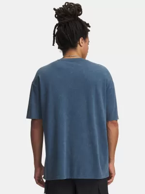 Мъжка тениска UNDER ARMOUR UA M HW OS LOGO WASH SS 1389147-498 СИНЬО