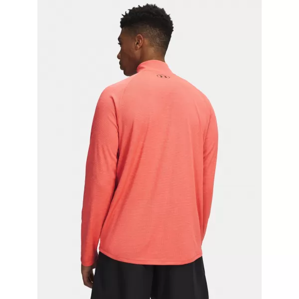  Мъжка тениска UNDER ARMOUR TECH TEXTURED 1/2 ZIP 1382797-690 ЧЕРВЕНО 