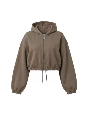 Дамски суичър URBAN CLASSICS TB8635-23646 ДЪЛБОКО КАФЯВО