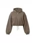 Дамски суичър URBAN CLASSICS TB8635-23646 ДЪЛБОКО КАФЯВО