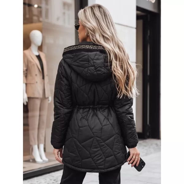  Дамско яке DSTREET TY5393 ЧЕРЕН 