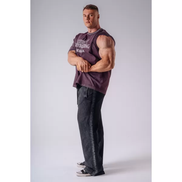  Мъжки тениски NEBBIA OLYMPIA HEAVYWEIGHT COTTON 941 БОРДО 